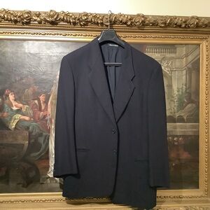 Giorgio Armani Dark Blue Men's Wool Blazer Sz 42R